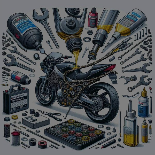 Quelle est la méthode la plus efficace pour lubrifier la chaîne d'une Suzuki SV650 ?